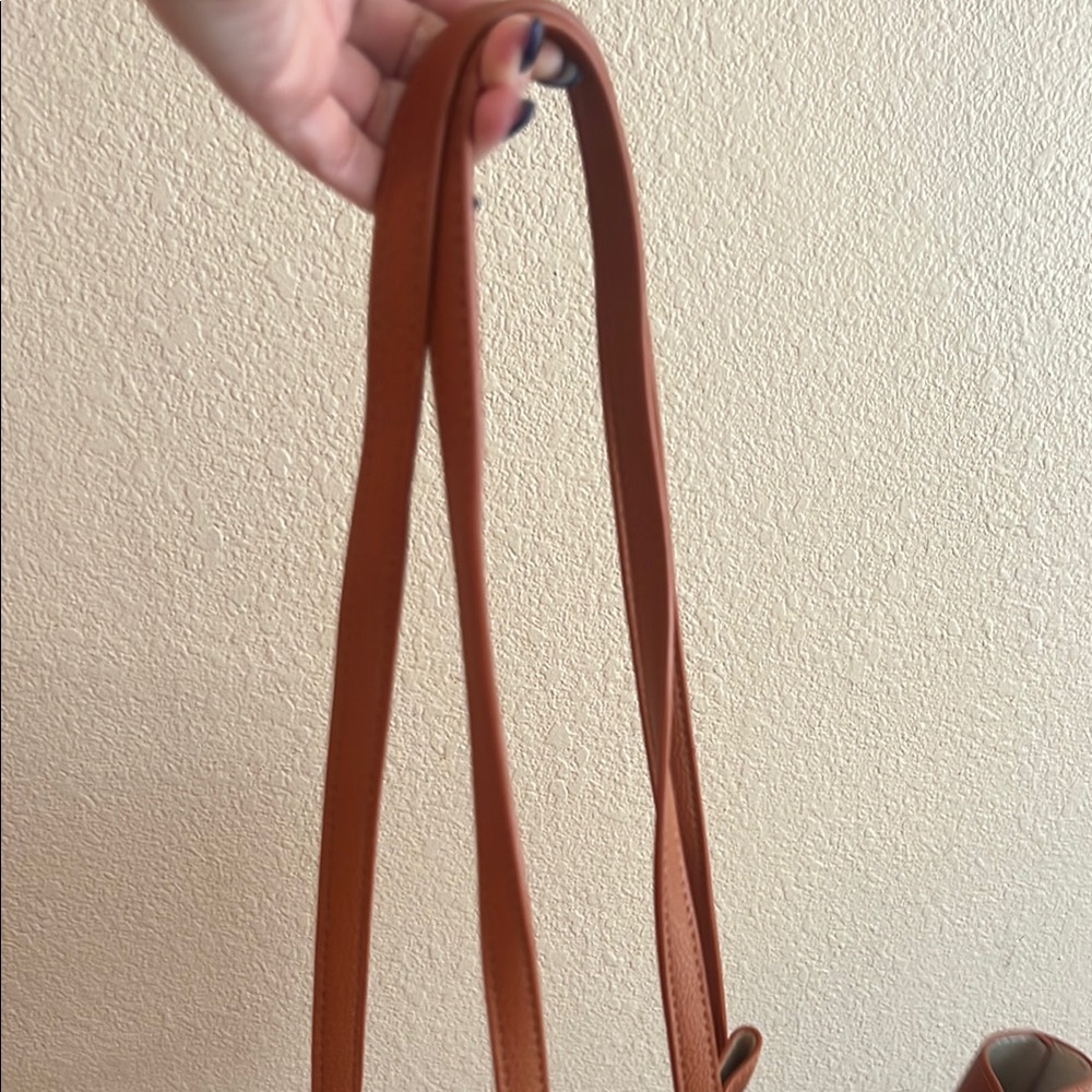 Yuzefi Brown Leather Tote Bag Mochi - Picture 13 of 15